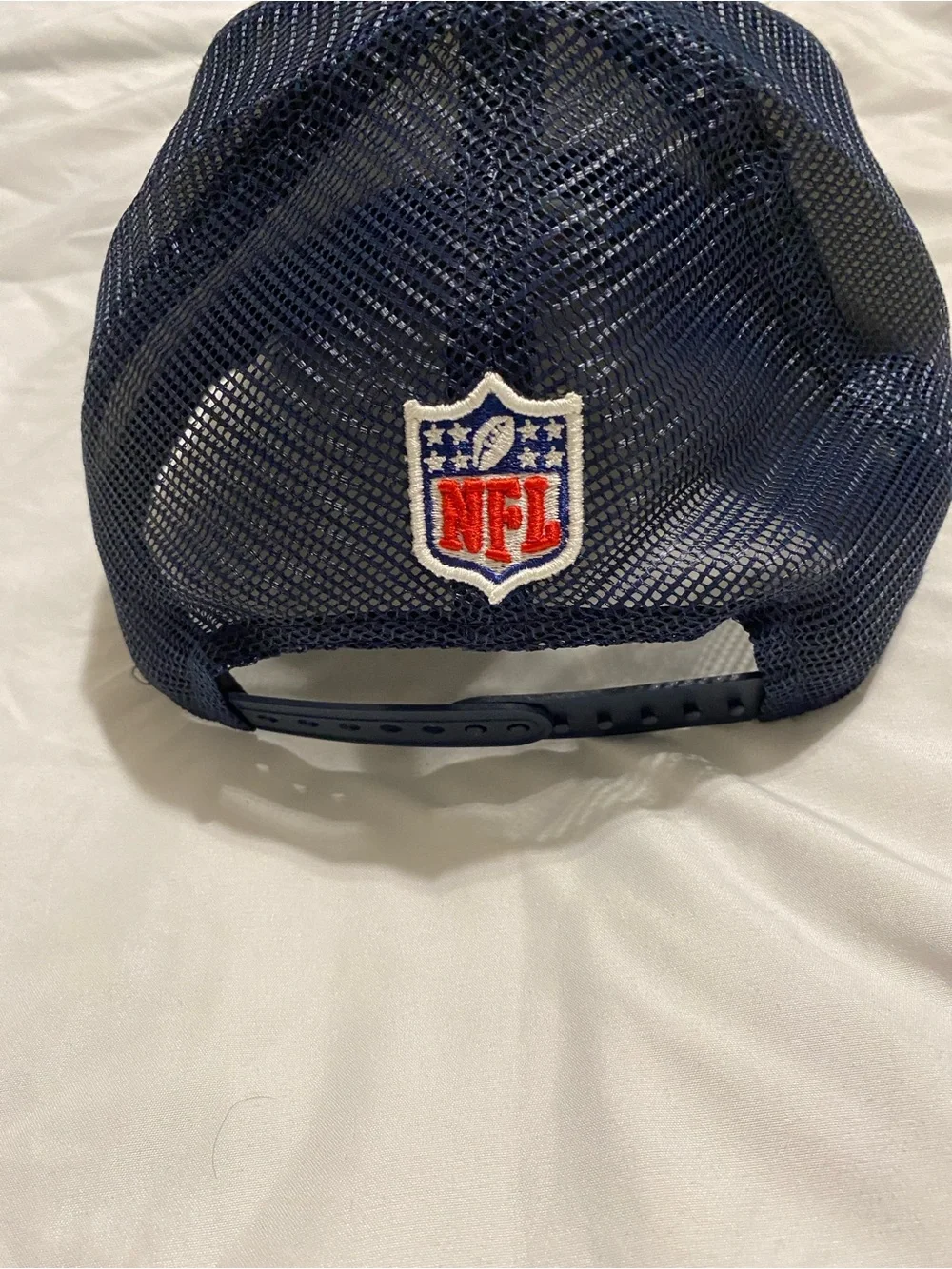 New Era Dallas Cowboys NFL 9FORTY Trucker Mesh Back Snapback Cap Blue/White